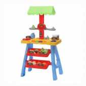 Долгосрочная аренда Игровой набор Playgo Супермаркет включает все необходимое все для игры в магазин: стол-стойка на устойчивых ножках, широкие полочки, масса игрушечных продуктов и весы.  Высота — 93 см. в Вологде