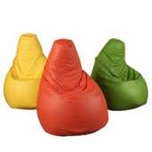 Посуточная аренда Кресло-мешок, кресло-груша, comedy. Материал:кожзам, ткань   Цвет:белый, черный, красный, желтый, зеленый,   синий, коричневый и др. в Краснодаре